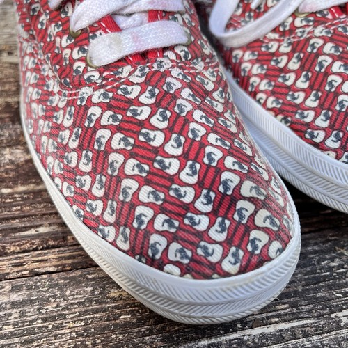 Keds Taylor Swift Red Guitar Print Sneakers Womens 8 - Picture 8 of 10