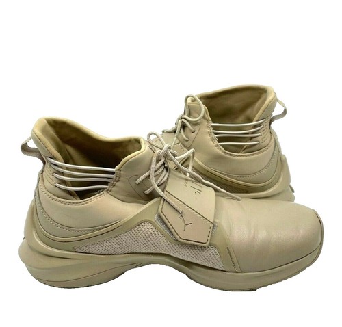 Puma Sneakers Mens 8.5 Army Trainer 388156-10 Beige Athletic  display picture 3