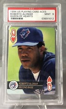 1994 Roberto Alomar US Playing Cards Queen Of Hearts PSA 9 POP 1