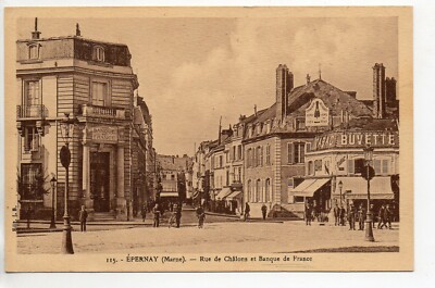 Thème LA BANQUE - la BANQUE DE FRANCE -  CPA 51 - EPERNAY 2