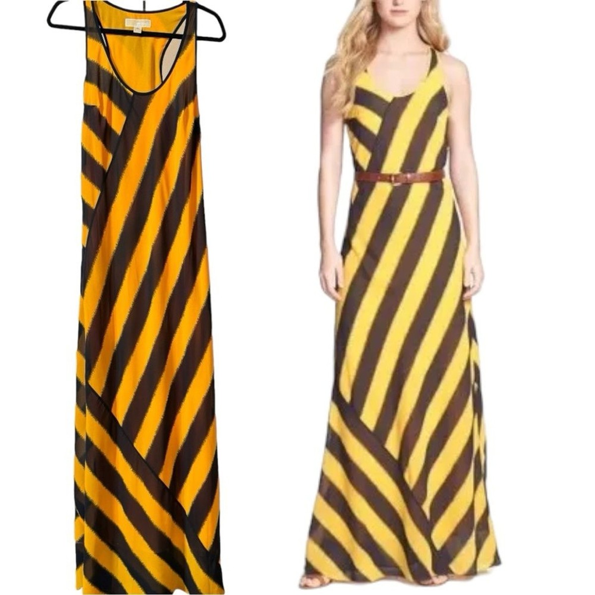 chinese dress ladies Red Dress | Green & White Stripe Halter Maxi Dress