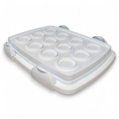 2005 Vintage Wilton Ultimate 3 in 1 Caddy Cake Cupcake Holder Carrier Tote - Picture 7 of 9