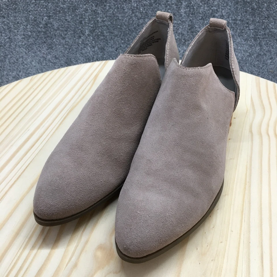 Joie Botas Mujer 8.5 M Rowen Botín Recortado Cuero Taupe Informal Bloque Foto 3 de 4