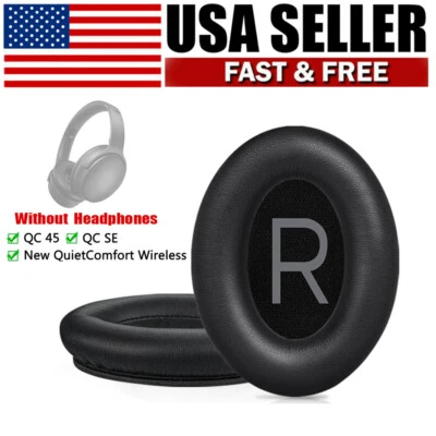 Ear Pads Soft Cushion Headphones For Bose QuietComfort QC45 / QC SE Replacement