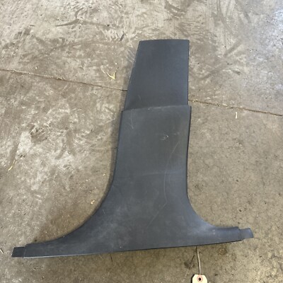 BMW E60 M54 B25 iDrive RWD AT Right Lower B Column Trim Panel Black 51437066520