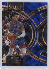 2023-24 Panini Select Premier Level Blue Cracked Ice Prizm Julian Strawther 2l4