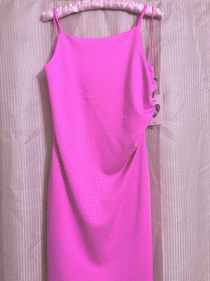 Rich and Beautiful Women's Lace Maxi Dress Sleeveless, Slit Back