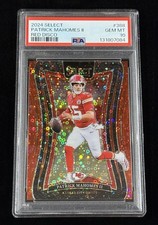 Patrick Mahomes II 2024 Panini Select Red Disco Prizm #’d/49 PSA 10 GEM MINT