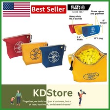Klein Tools 5539CPAK: Heavy-Duty Assorted Zipper Bags for Organizing Essentials