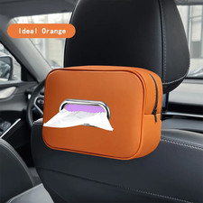 Universal Car Tissue Holder Bag Fabric Hanging Tissue Case Auto Paper Organizer