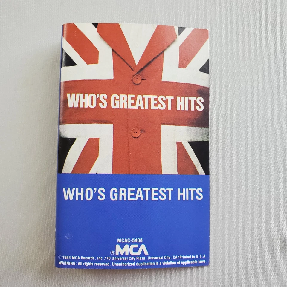 The Who's Greatest Hits Audio Music Cassette Tape 1983 MCA VG/EX Classic Rock - Image 4 of 4