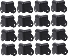 20pcs Speaker Wrap Angle Metal Cabinets Corner Protector Furniture Speaker Ca...