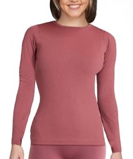 Ozark Trail Women's WARMER Seamless Thermal Long Sleeve Crew Neck Top S- 2XL