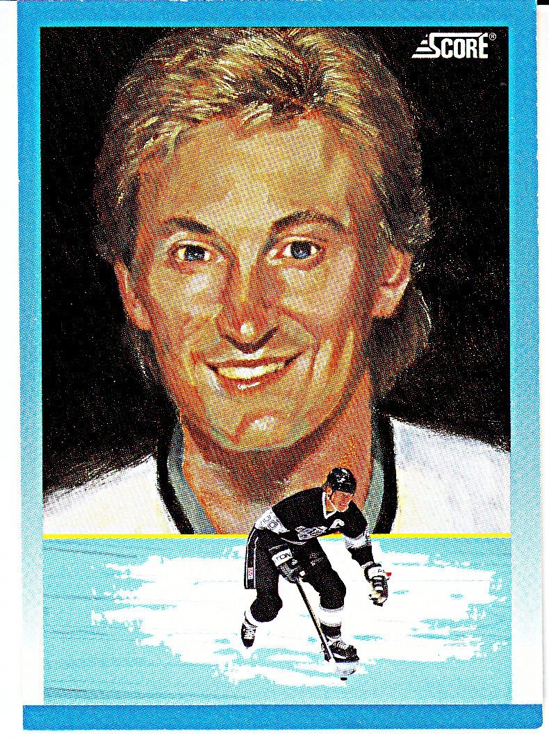 1991-92 SCORE #376 WAYNE GRETZKY Los Angeles Kings Hockey Card