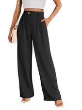 LILLUSORY Wide Leg Dress Work Pants Womens Palazzo Flowy 2026 Summer Spring H...