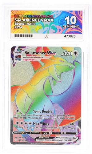 Salamence VMAX graded ACE 10 for sale on eBay