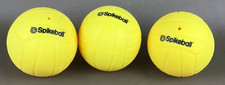 Lot of 3 Spikeball Replacement Balls Yellow Spike ball
