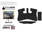 Instant Stipple aggressive granulated rubber grip tape for Glock 43