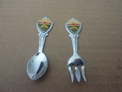 Ontario Kanada 2,5'' Souvenir Löffel und Gabel