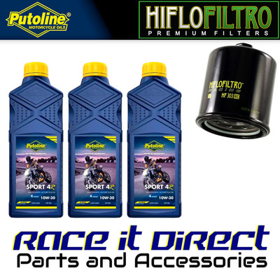 Öl & Filter Kit für Kawasaki ER-6F 2007-2016 Racing Putoline & Hiflo