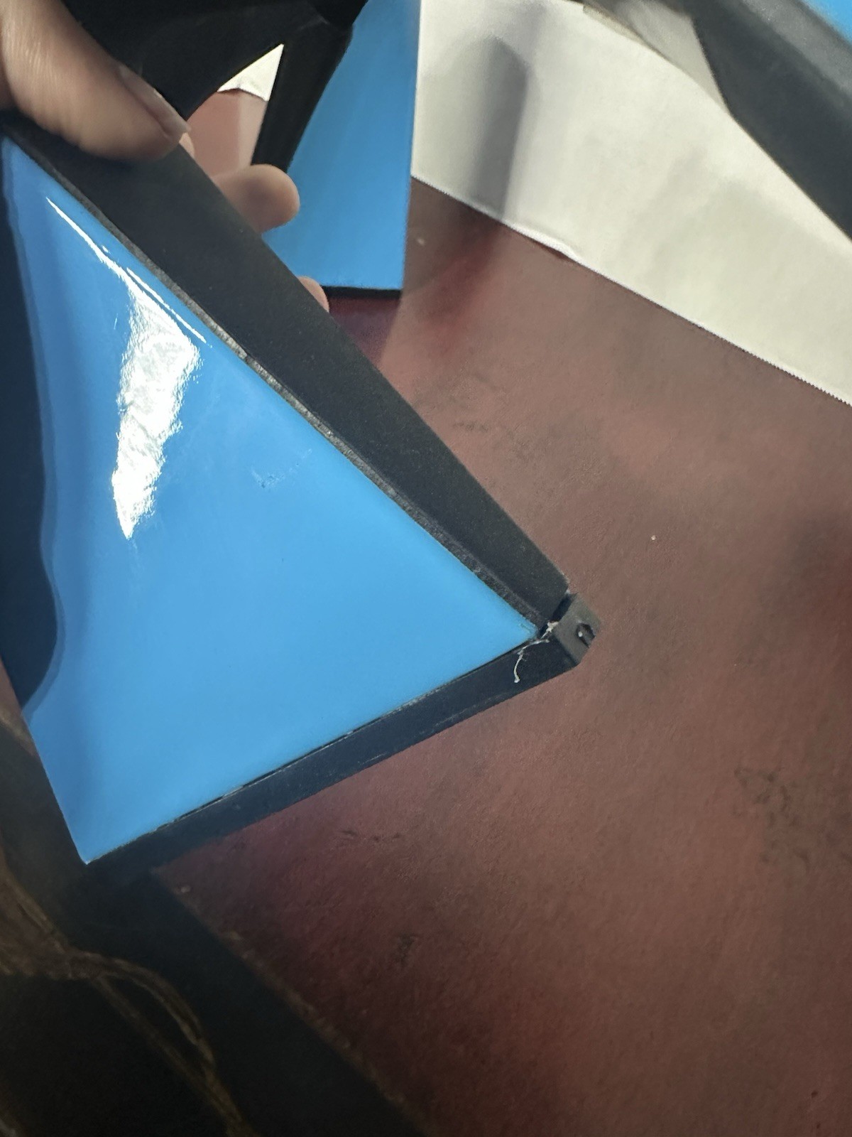 Lemonade Square Toe Flared Heel Platform Shoes St… - image 4