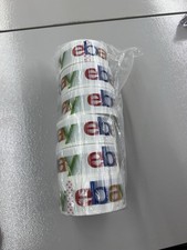 6 Rolls 2" x 99 yds Official eBay Branded Packaging Packing Package Carton Tape