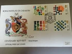 GB STAMPS RARE FIRST DAY COVER 1977 CHEMISTRY OFFICIAL SIGNED ARTIST JERZY KARO