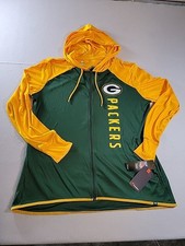Green Bay Packers NFL Fanatics Pullover Hoodie Green NWT Licensed NFLH13