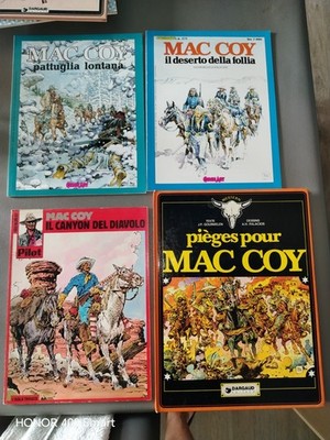 Mac Coy 4 Western Comic Alben mit Erstausgabe in Originalsprache