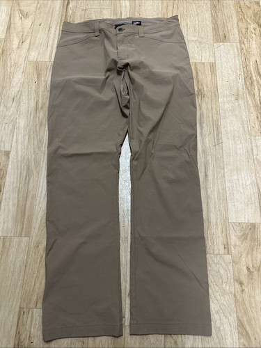 GORUCK Simple Pants Men's 36x34 Tan Tough Dry Nylon Spandex Casual Utility USA