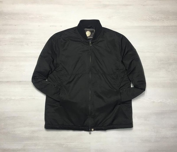Men Pretty Green Jacket Black Polyester M #7G3E