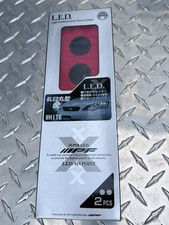 Ipf Japan 6led Round Accent Flash Mount Spot Lights White Smoke Lens Front Side