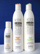  2 KERATIN COMPLEX KERATIN CARE SHAMPOO and CONDITIONER 13.5 OZ  Free Travel