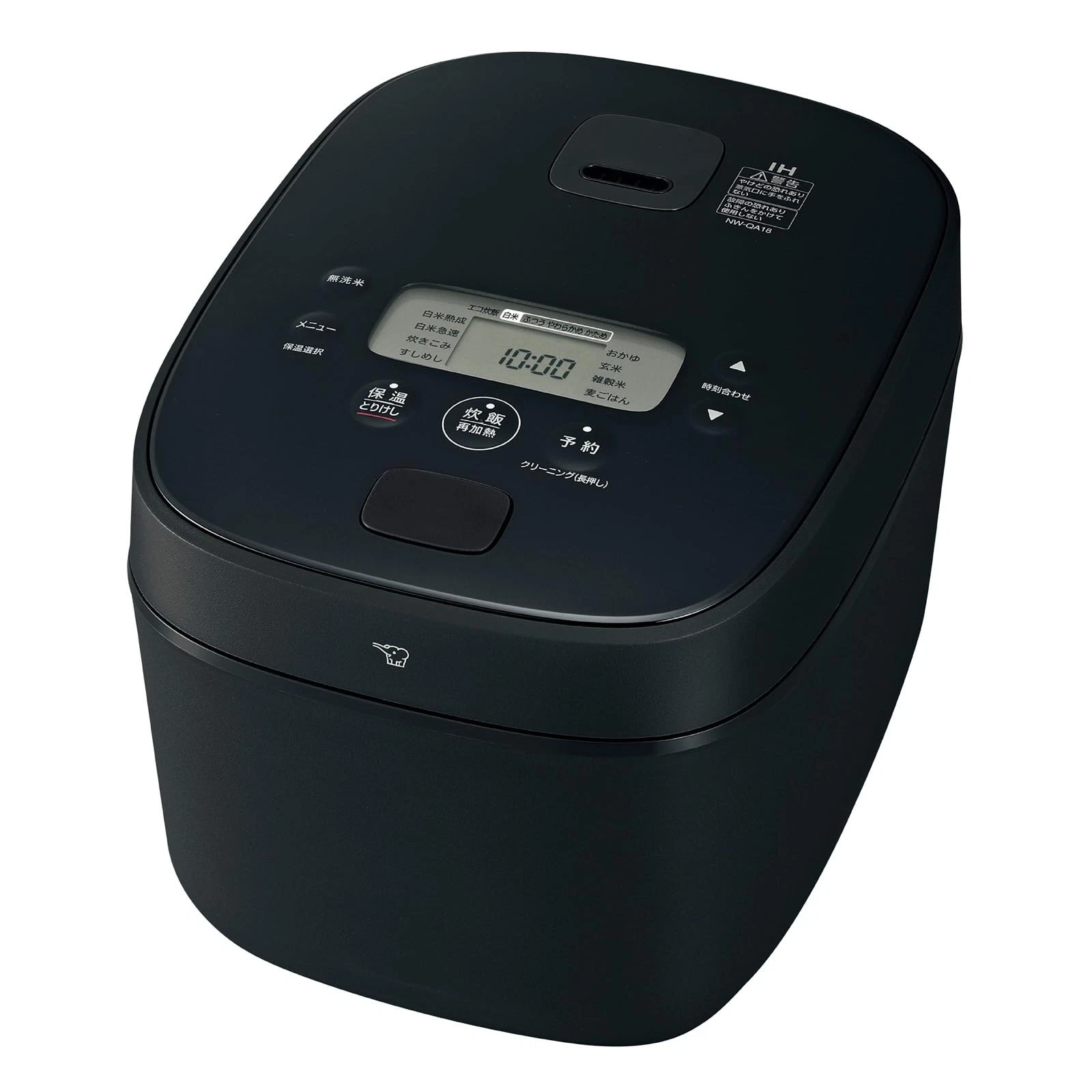 Zojirushi NW-QA18-BA Kiwame IH Rice Cooker 10 Cup Black Japan AC100V