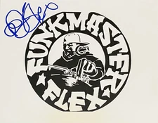 FUNKMASTER FLEX Autographed Signed 8x10 Photo Hip Hop DJ/Hot97/Def Jam/Rap PROOF