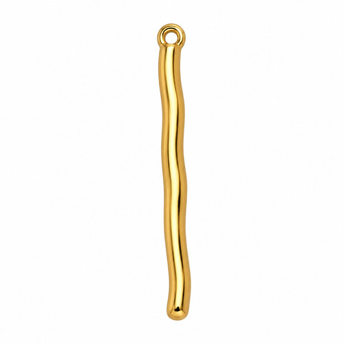 20pcs gold/silver stainless steel bar pendant diy jewelry making supply