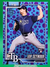 2026 Topps Series 1 - Ian Seymour - Blue and Purple Polka Dot #165 Rookie (RC)