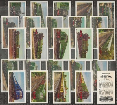 PHILLIPS CHOICE (TEA) - FULL SET - BRITISH RAIL 1965 (25 CARDS) TOP+++