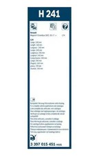 Balais d'essuie-glace Renault R9