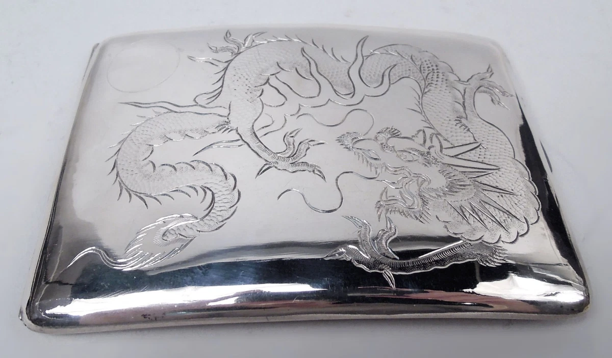 ebay silver cigarette case 1900-1940 Antique Silver Cigarette Cases for sale