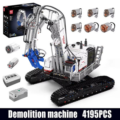 Mould King 17062 RC Abbruchmaschine Technik LKW Motorisiert Baustein Set