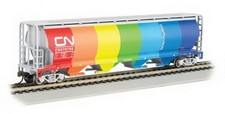 Bachmann 19151 N Canadian National Demonstrator 4 Bay Cylindrical Grain Hopper