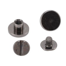 Chicago-Schrauben 200 Sets Hochwertige Messing-Leder-Handwerksnieten Zum