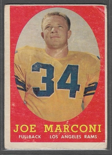 Joe Marconi #63 1958 Topps card