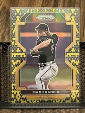 MAX KRANICK 2022 PANINI PITTSBURGH PIRATES ROOKIE SNAKESKIN PRIZM INSERT RC /50!