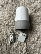 Google Home Smart Assistant - White Slate Speaker w/ Power Cord Tested Working