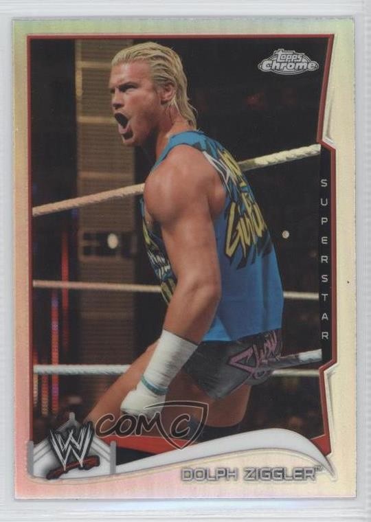 2014 Topps Chrome WWE Refractor Dolph Ziggler #18 0c2