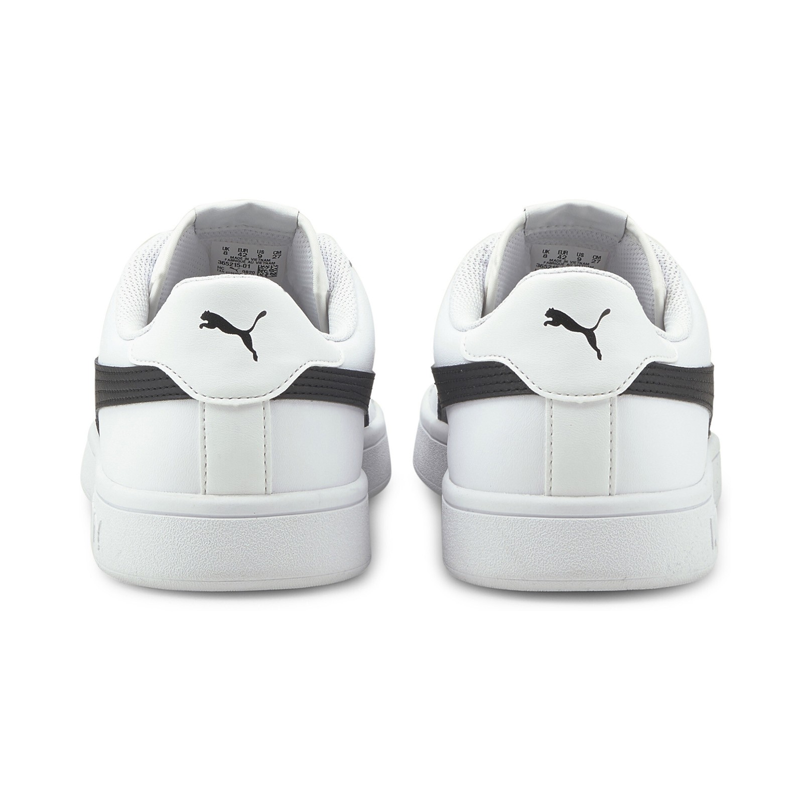 Puma Smash V2 L 36521501 Mens White Leather Lifestyle Sneakers Shoes 3