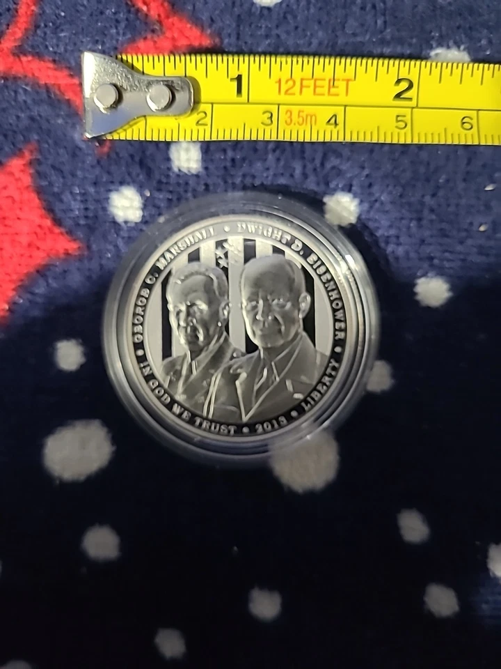 2013-P 5 Star Generals PROOF SILVER DOLLAR in Original Capsule - Image 4 of 4