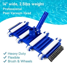 U.S. Pool Supply Heavy-Dut Weighted Swimming Pool Vacuum Head with Aluminum Body